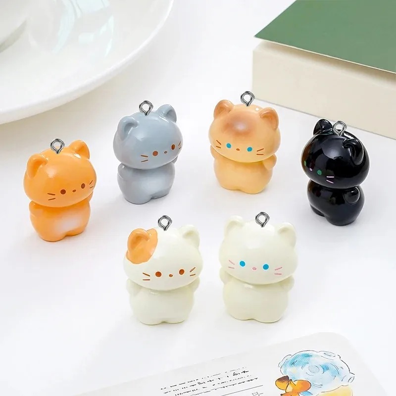 10 Pack Sweet 3D Standing Kitt - Resin Craft Projects recension och pris