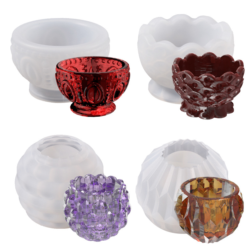 Round Storage Box Gypsum Silic - Coaster Mold Round recension och pris