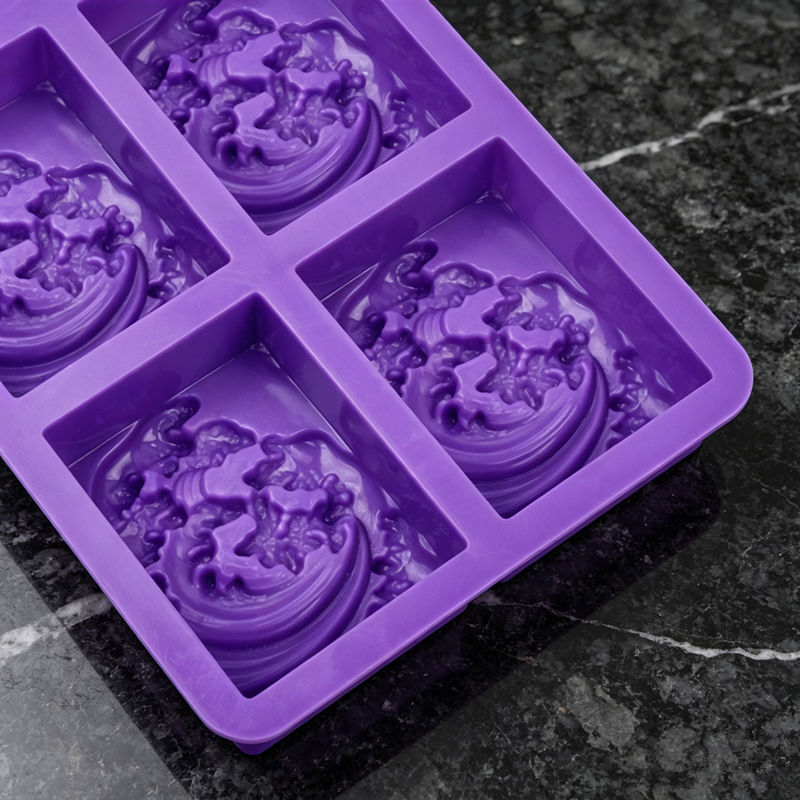 2PCS/4PCS 4-Cavity Ocean Wave  - Resin Ocean Wave Mold recension och pris