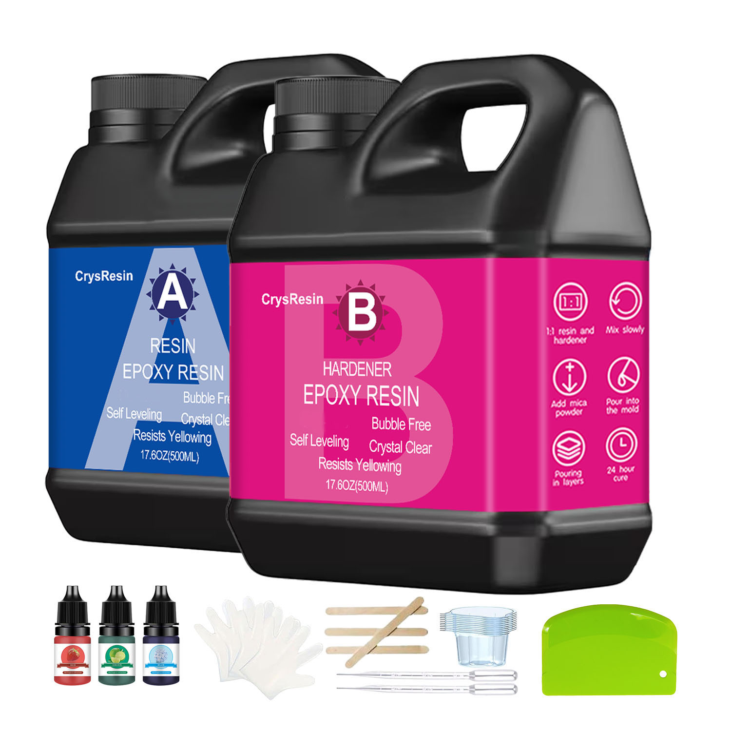Crystal Clear Epoxy Resin 1:1  - Resin Jewelry Kit recension och pris