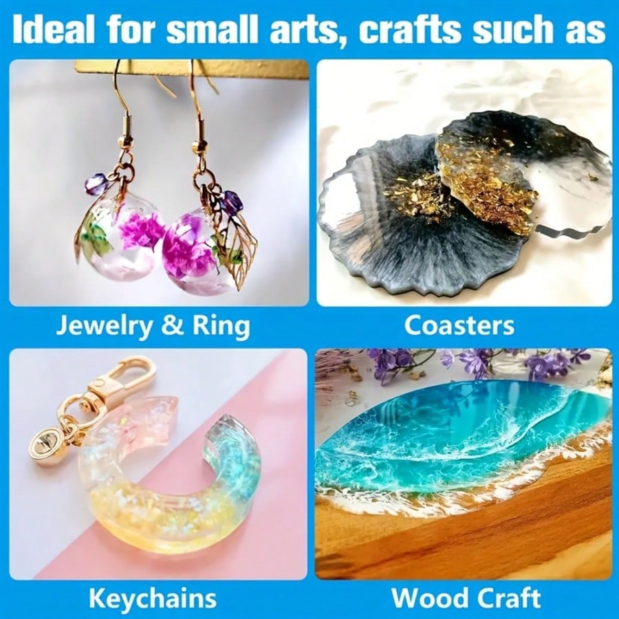 Crystal Clear Epoxy Resin 1:1  - Resin Jewelry Kit recension och pris