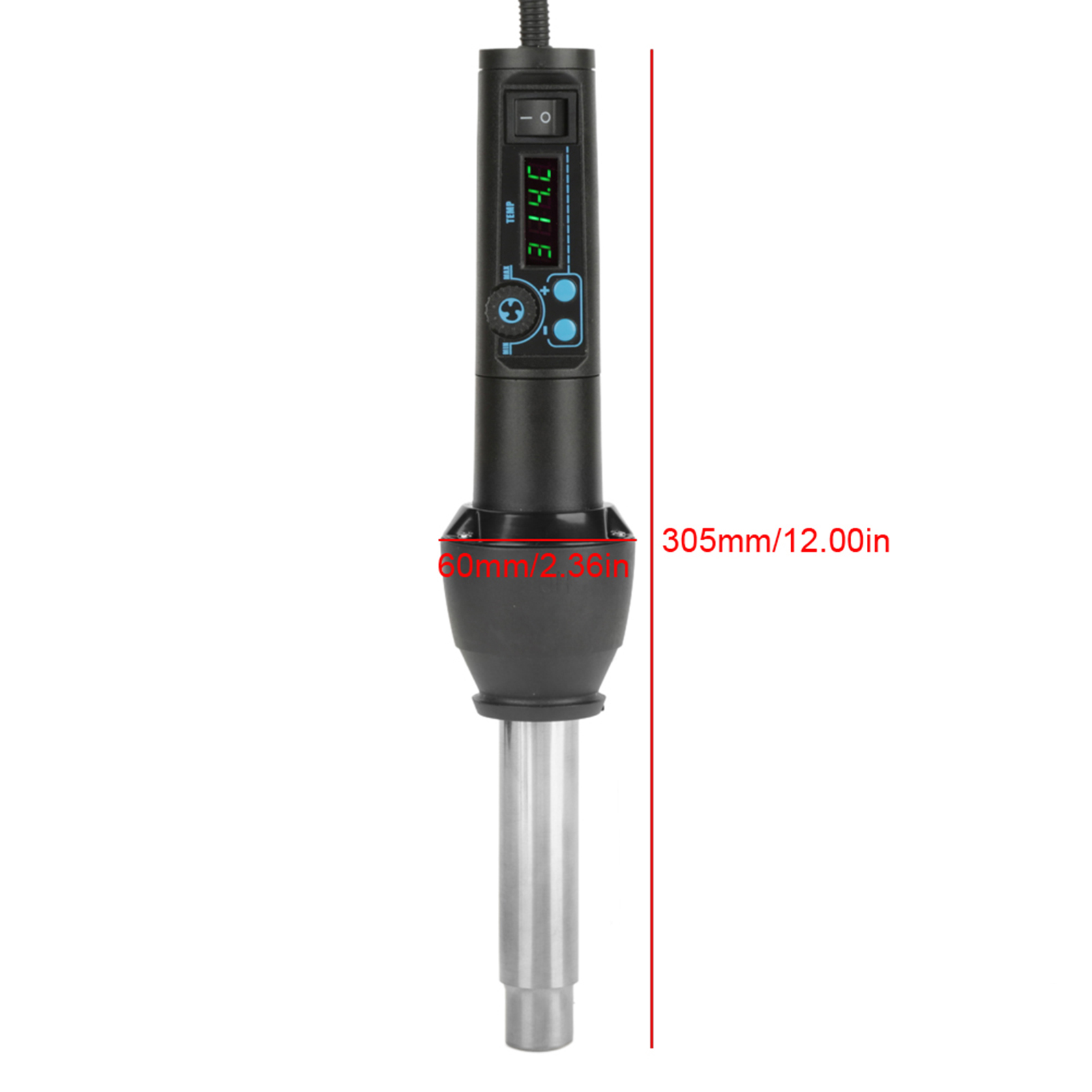 8858‑I / 650W LED Digital Disp - Heat Gun Small recension och pris