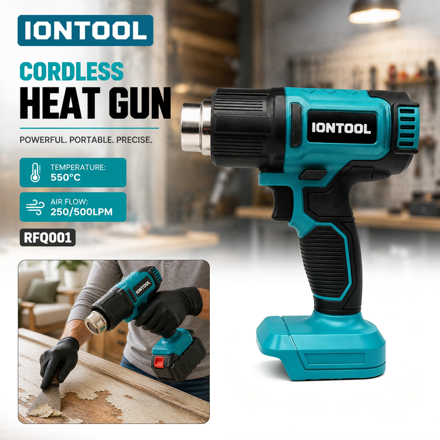 IONTOOL Portable Cordless Hot  - Heat Gun Small recension och pris