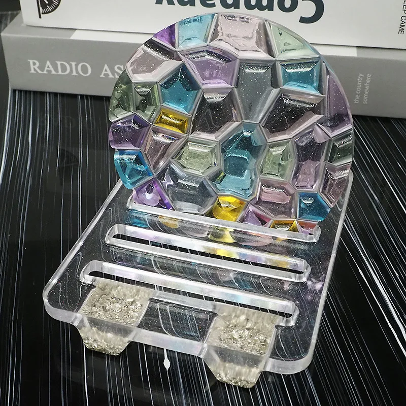 DIY Crystal Epoxy Mold Wave Di - Coaster Mold Round recension och pris