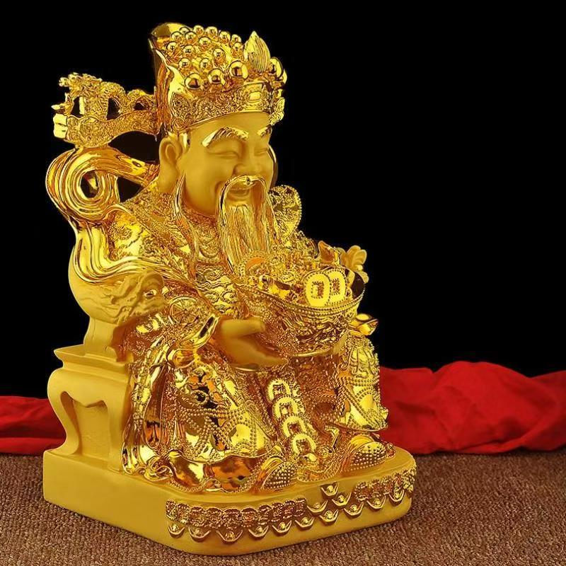 Feng Shui Gold God of Wealth L - Crafting Resin recension och pris