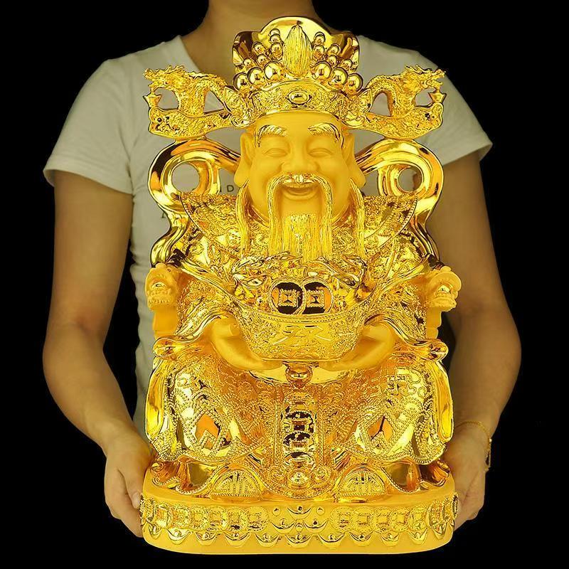 Feng Shui Gold God of Wealth L - Crafting Resin recension och pris