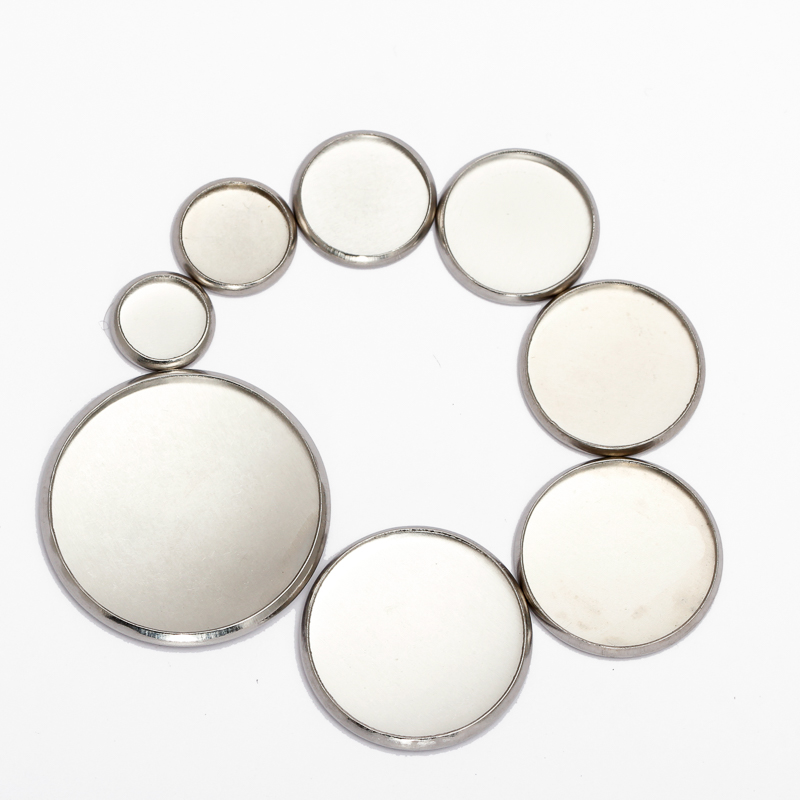 20pcs Stainless Steel Round Se - Bezels Set Pendant recension och pris