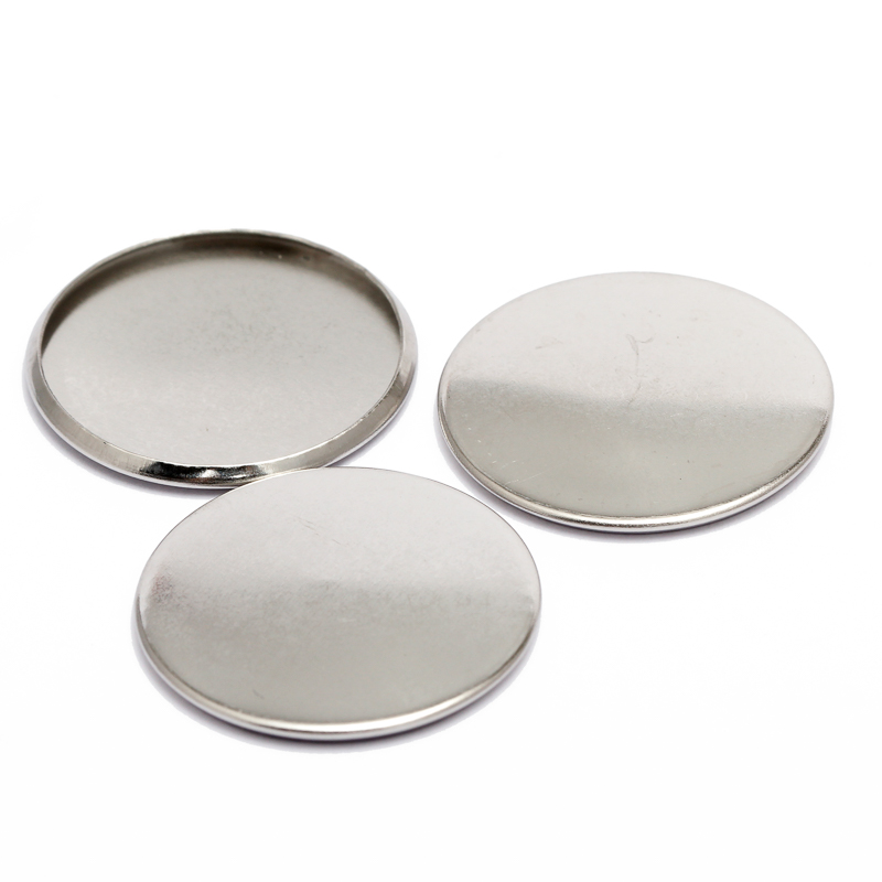 20pcs Stainless Steel Round Se - Bezels Set Pendant recension och pris