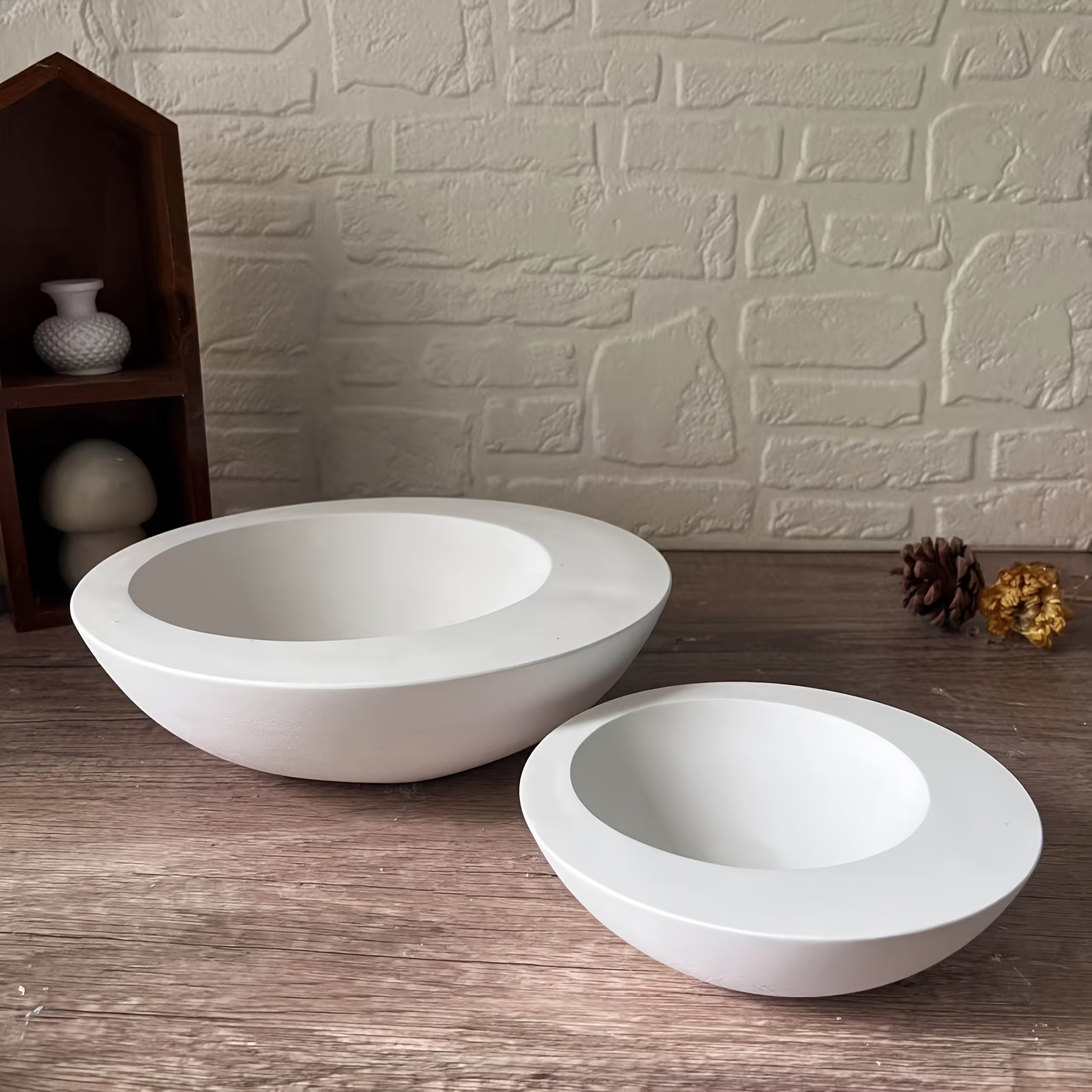 1pc Irregular Round Bowl-Shape - Coaster Mold Round recension och pris