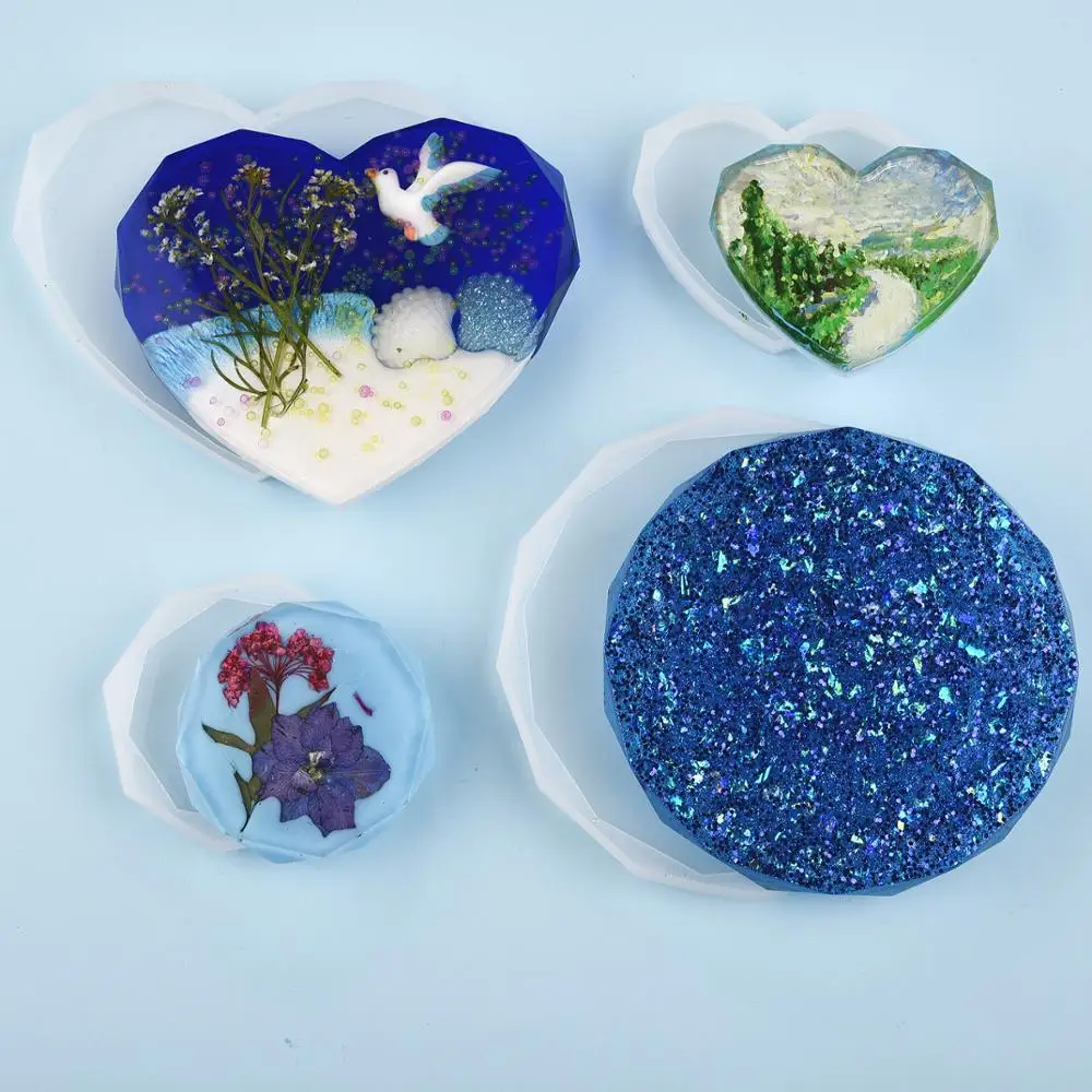 Resin Coaster Silicone Mold Ca - Serving Tray Mold recension och pris