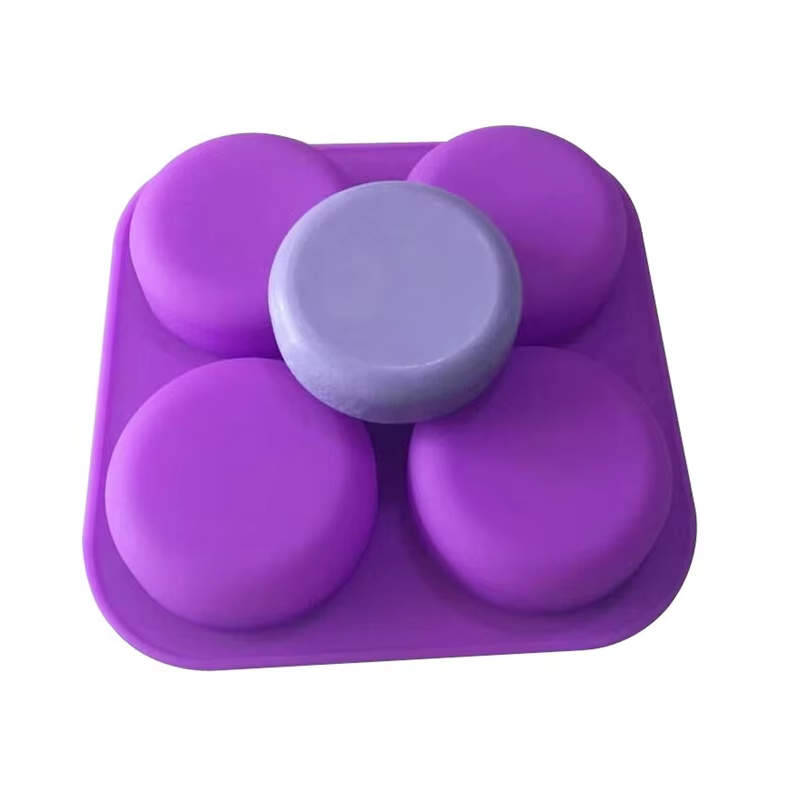 1-2 PCS 4 Cavity Reusable Roun - Coaster Mold Round recension och pris