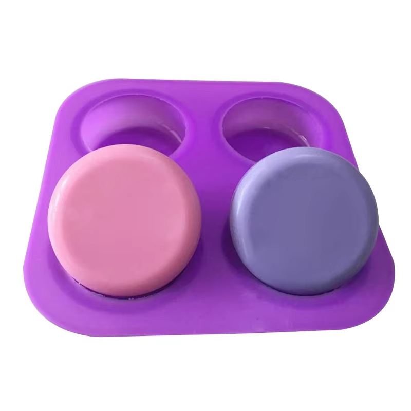 1-2 PCS 4 Cavity Reusable Roun - Coaster Mold Round recension och pris