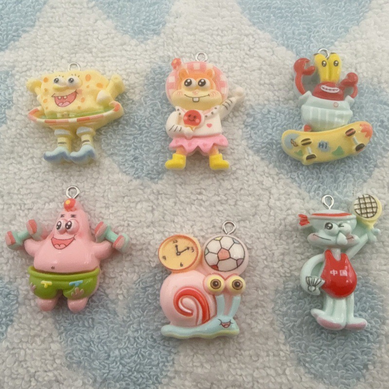 10pcs cartoon resin pendant, D - Resin Craft Projects recension och pris