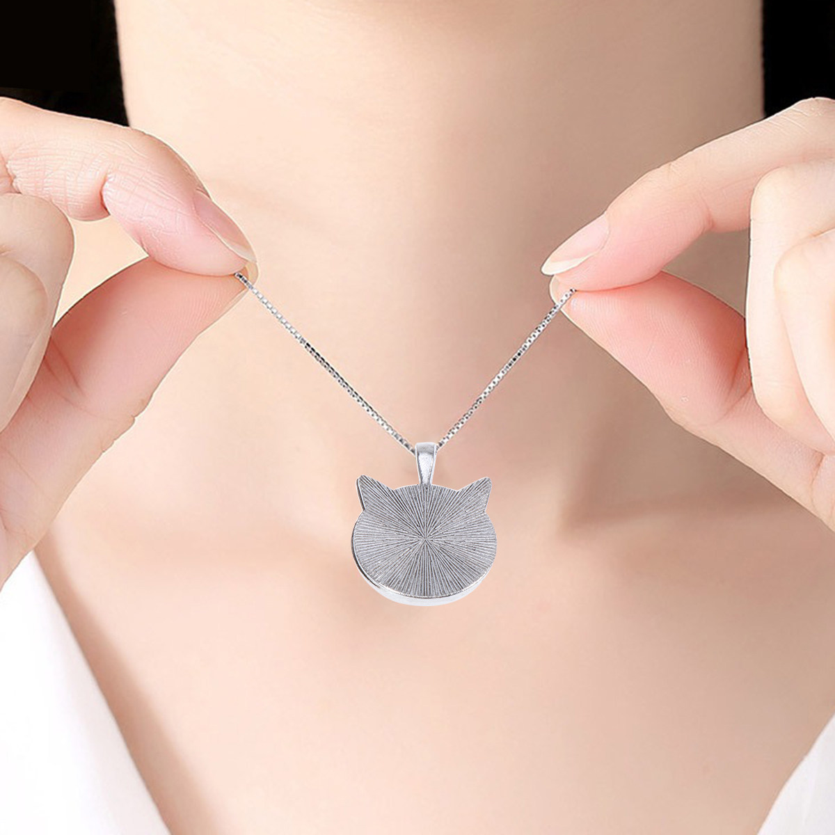 10Pcs Cat Ear Bezel Pendant Tr - Resin Jewelry Kit recension och pris