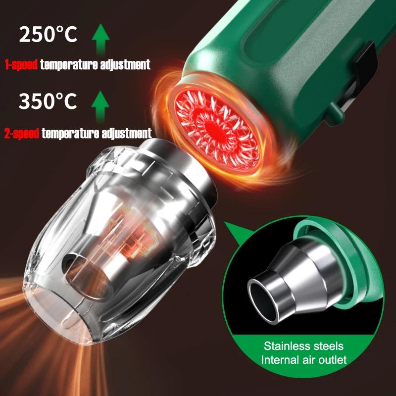 350W 2 Gears Hot Air Gun Mini  - Heat Gun Small recension och pris