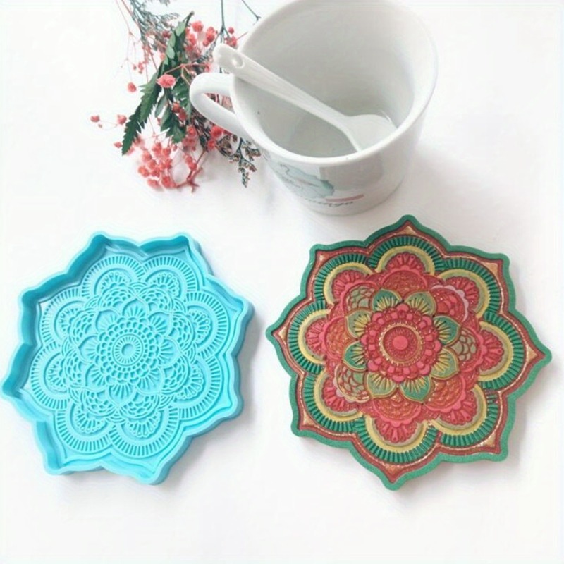Mandala Coaster Silicone Mold  - Coaster Mold Round recension och pris