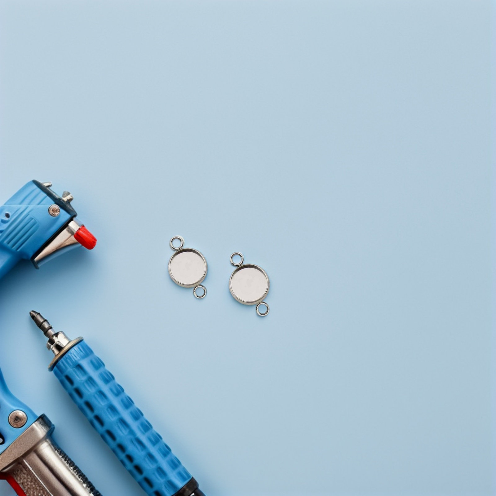 20Pcs Stainless Steel Jewelry  - Bezels Set Pendant recension och pris