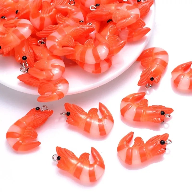 10Pcs 3D Simulated Lobster Shr - Resin Craft Supplies recension och pris