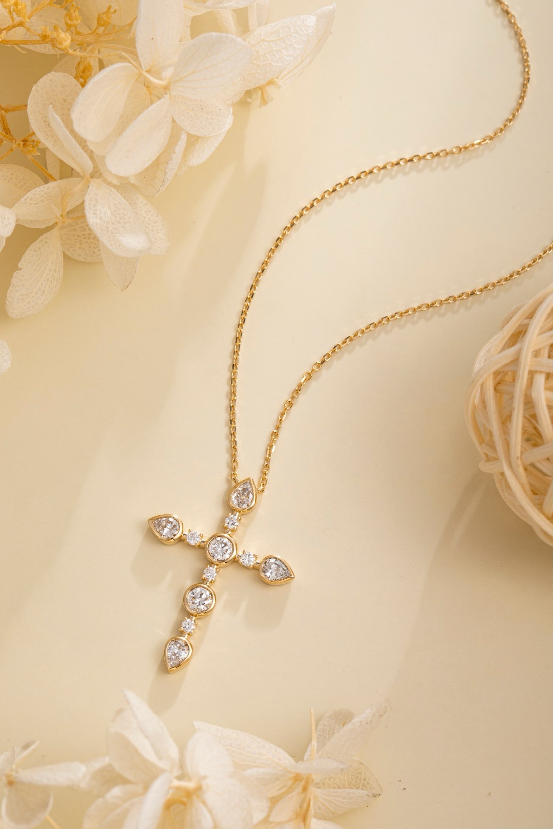 14K Yellow Gold Lab-Grown Diam - Bezels Set Pendant recension och pris