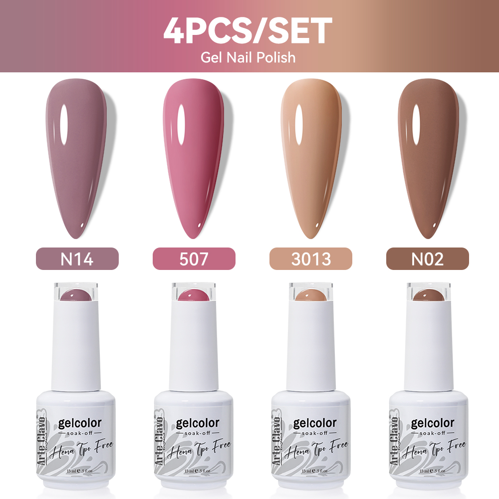 Arte Clavo 4pcs/Set Gel Nail P - Resin Glitter Pack recension och pris